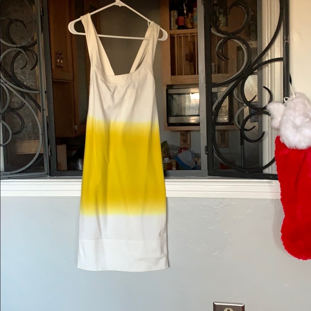 Yellow/white dress
